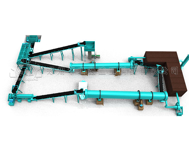 糞便有機肥生產(chǎn)線工藝流程 糞便有機肥生產(chǎn)線工藝流程